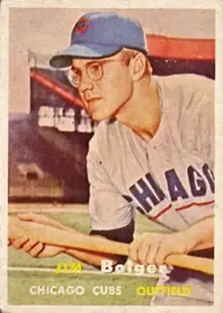1957 Topps #289 Jim Bolger
