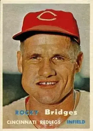 1957 Topps #294 Rocky Bridges