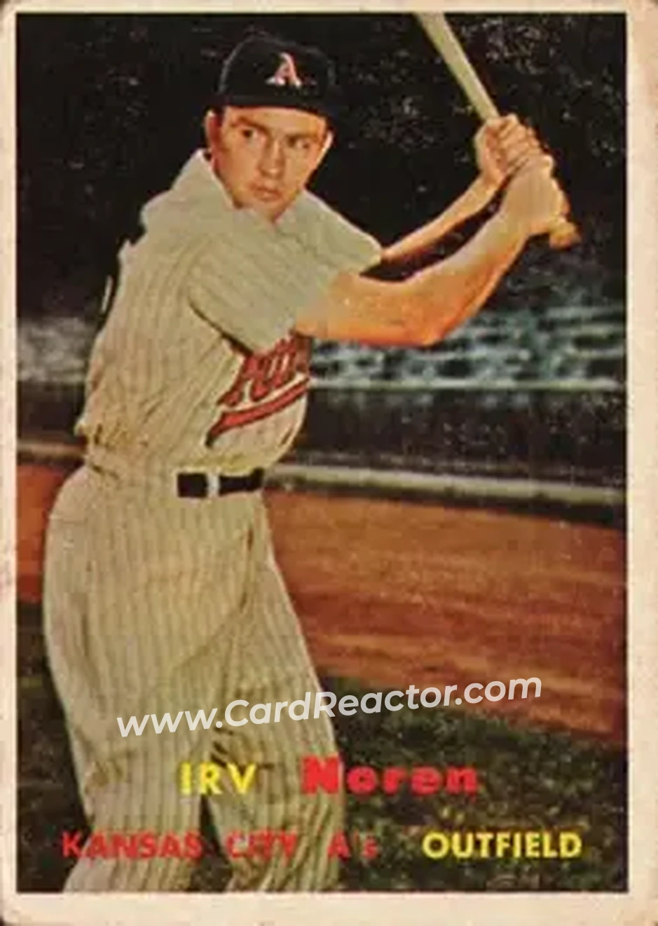 Front of Irv Noren