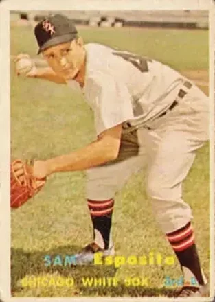 1957 Topps #301 Sam Esposito