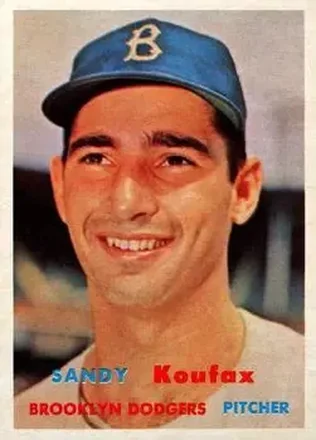 1957 Topps #302 Sandy" Koufax
