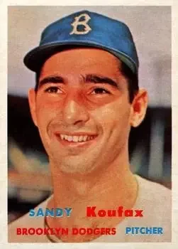 1957 Topps #302 Sandy" Koufax