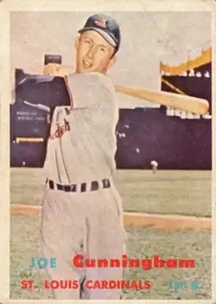 1957 Topps #304 Joe Cunningham