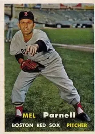 1957 Topps #313 Mel Parnell