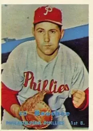 1957 Topps #314 Ed Bouchee
