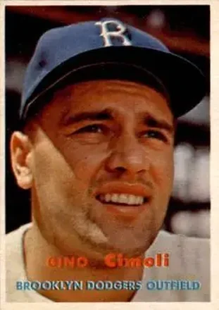 1957 Topps #319 Gino Cimoli