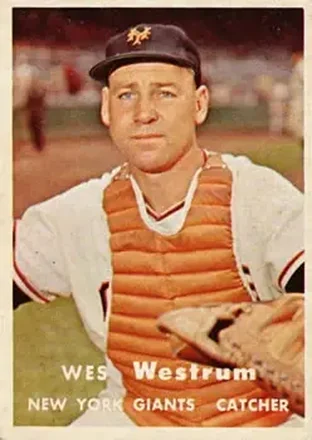 1957 Topps #323 Wes Westrum