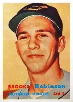 1957 Topps #328 Brooks Robinson