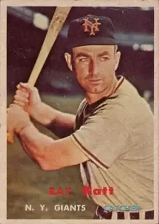 1957 Topps #331 Ray Katt