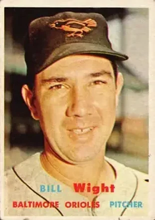 1957 Topps #340 Bill Wight