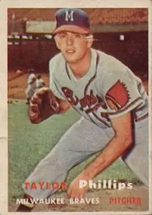 1957 Topps #343 Taylor Phillips
