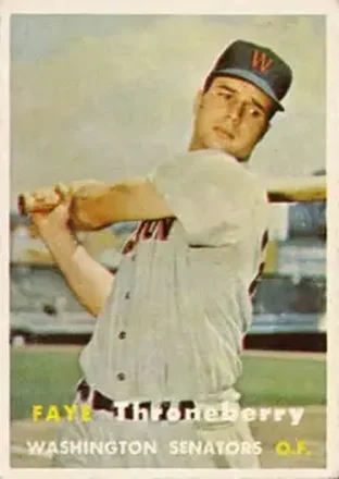 1957 Topps #356 Faye Throneberry