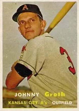 1957 Topps #360 Johnny Groth
