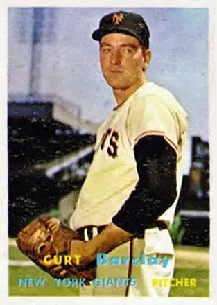 1957 Topps #361 Curt Barclay