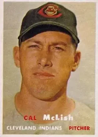 1957 Topps #364 Cal McLish