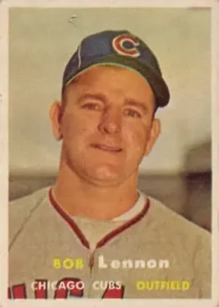 1957 Topps #371 Bob Lennon