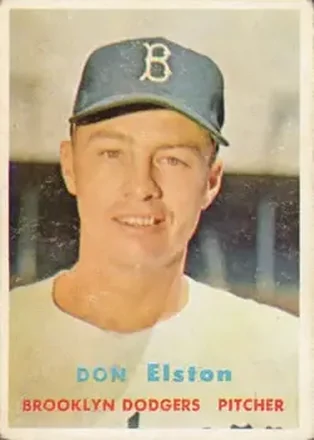 1957 Topps #376 Don Elston