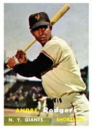 1957 Topps #377 Andre Rodgers