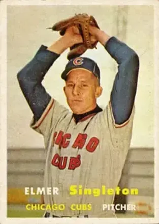 1957 Topps #378 Elmer Singleton