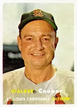 1957 Topps #380 Walker Cooper