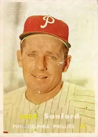 1957 Topps #387 Jack Sanford