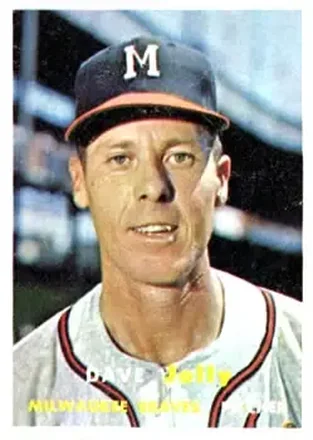 1957 Topps #389 Dave Jolly