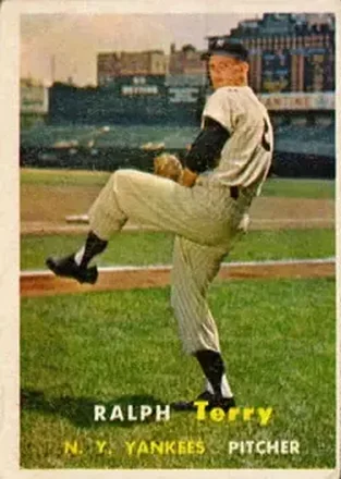 1957 Topps #391 Ralph Terry