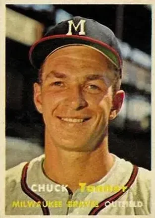 1957 Topps #392 Chuck Tanner