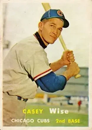 1957 Topps #396 Casey Wise