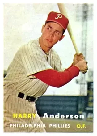 1957 Topps #404 Harry Anderson