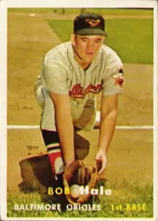 1957 Topps #406 Bob Hale