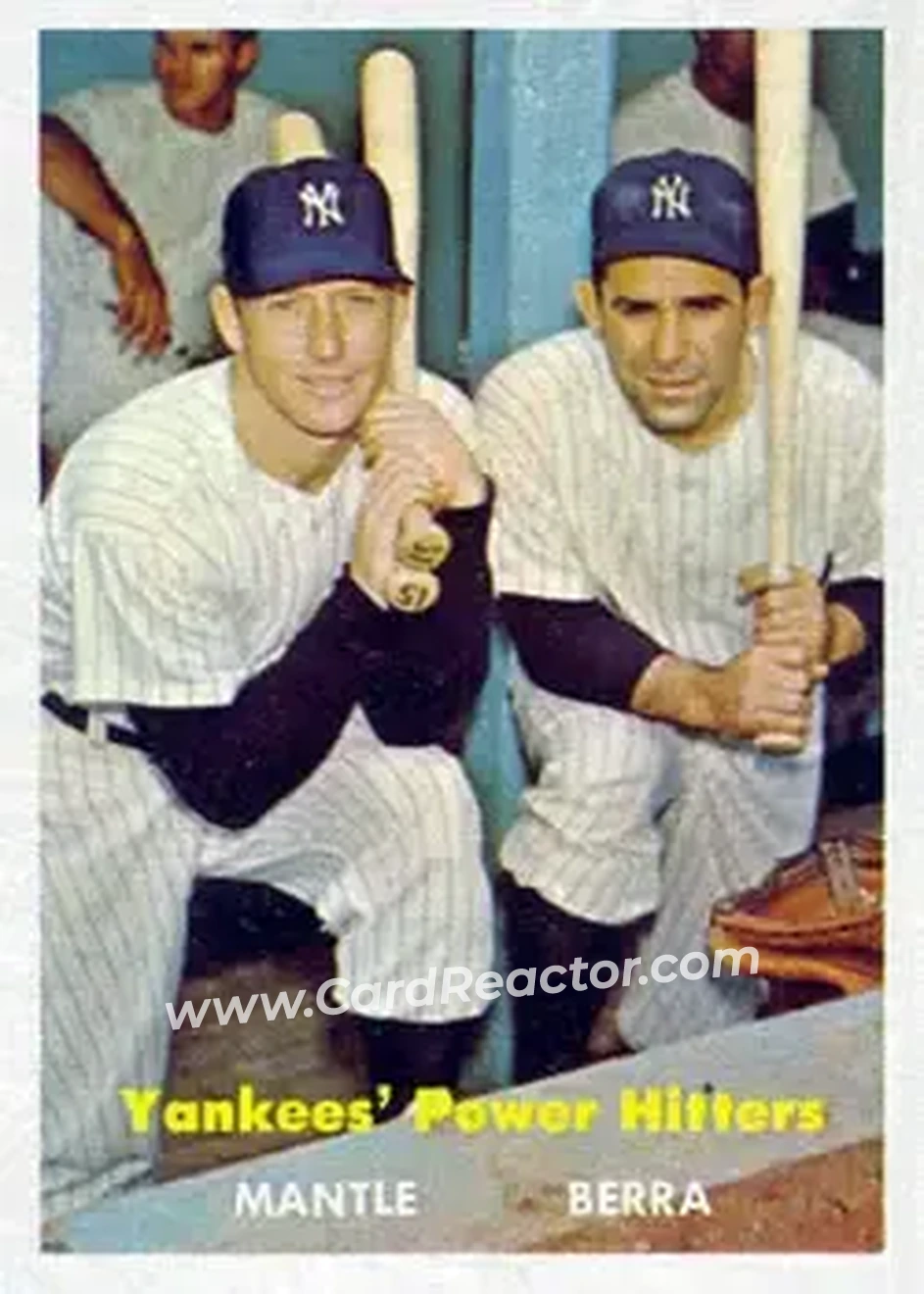 Front of Larry "Yogi" Berra & Mickey Mantle
