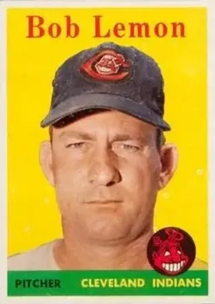 1958 Topps #2b Bob Lemon