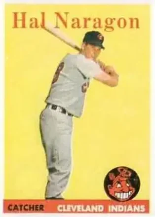 1958 Topps #22 Hal Naragon