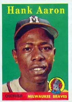 Front of Hank Aaron