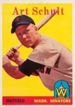 1958 Topps #58b Art Schult