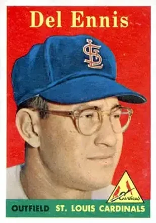1958 Topps #60b Del Ennis