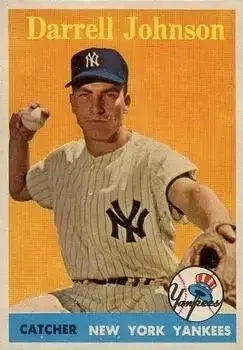1958 Topps #61b Darrell Johnson