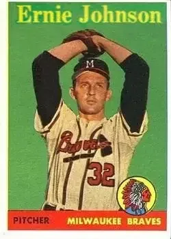1958 Topps #78b Ernie Johnson