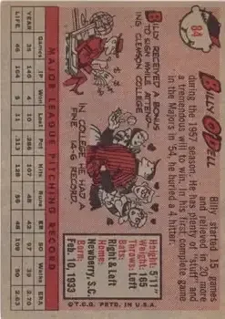 Back of Billy O'Dell