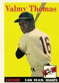 1958 Topps #86 Valmy Thomas