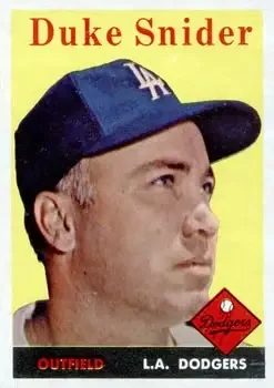 1958 Topps #88 Edwin "Duke" Snider