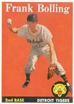 1958 Topps #95 Frank Bolling