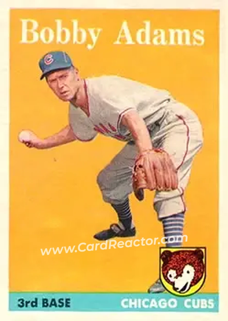 Front of Bobby Adams