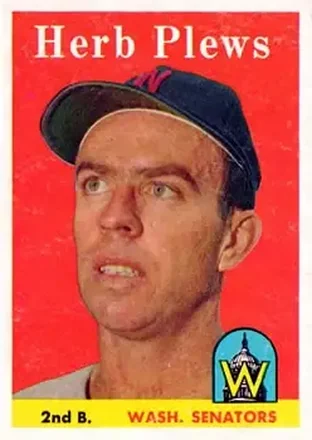 1958 Topps #109 Herb Plews