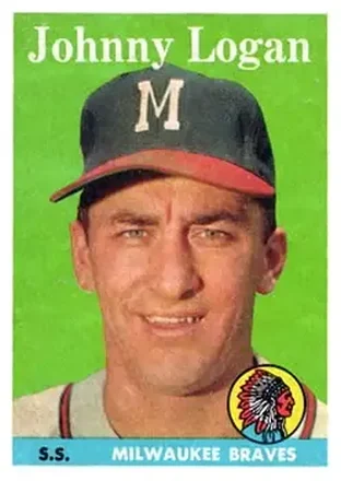 1958 Topps #110 Johnny Logan