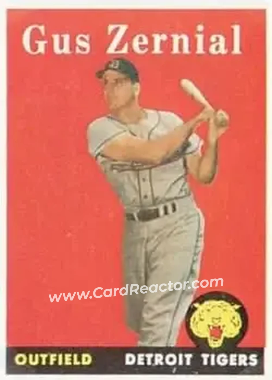 Front of Gus Zernial