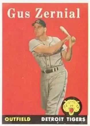 1958 Topps #112 Gus Zernial