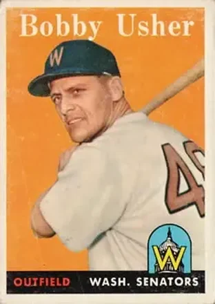 1958 Topps #124 Bob Usher
