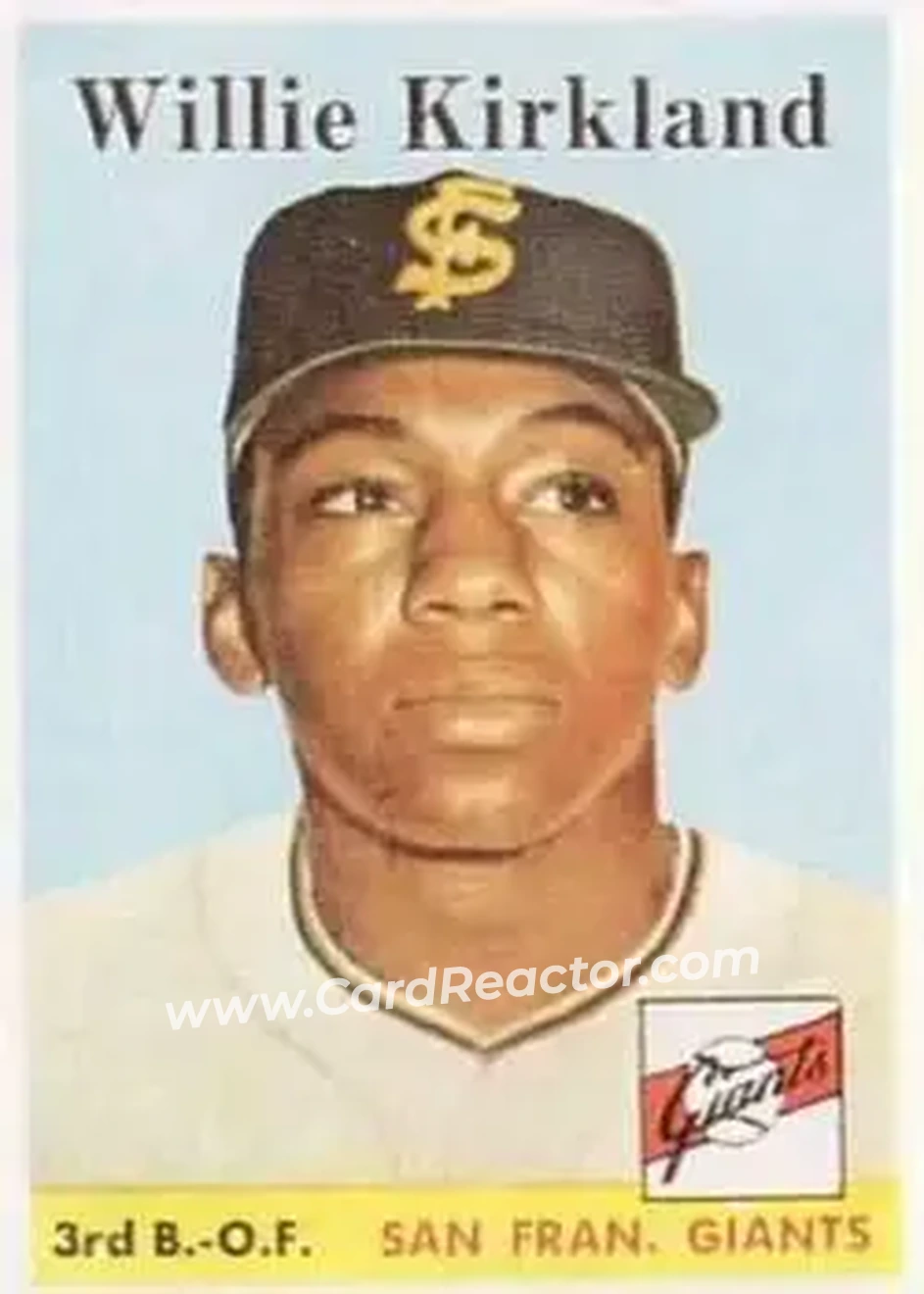 Front of Willie Kirkland